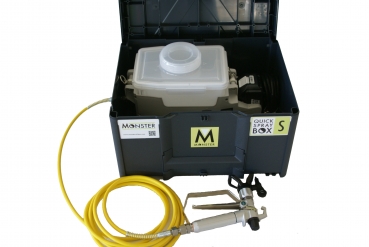 MONSTER QuickSprayBOX S battery mit weiterem Akku